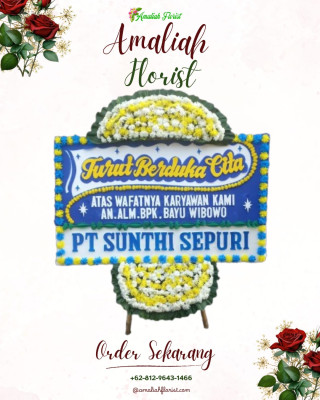 Papan Bunga Duka di Lebaksiuh
