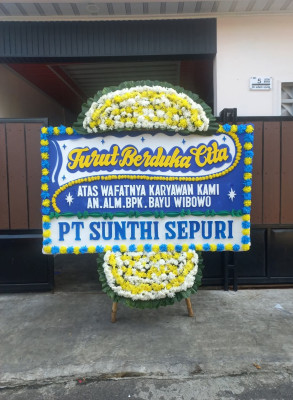 Papan Bunga Duka di Lebaksiuh